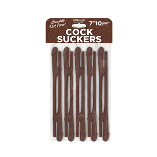 HOTT PRODUCTS COCK SUCKERS STRAWS 10PK VARIOUS COLORS