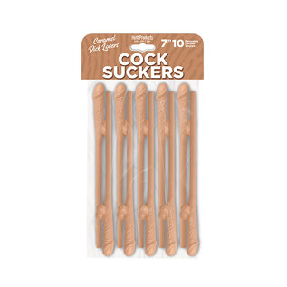 HOTT PRODUCTS *****COCK SUCKERS STRAWS 10PK VARIOUS