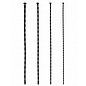 "O" HEAVENS SOUNDING ROD SET SILICONE 4 PC .3–.6 CM BLACK