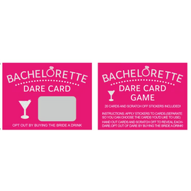 "O" HEAVENS SCRATCHERS "OH" BACHELORETTE DARE SET OF 8