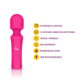 VIBEN WAND MIGHTY MUSE MINI PINK