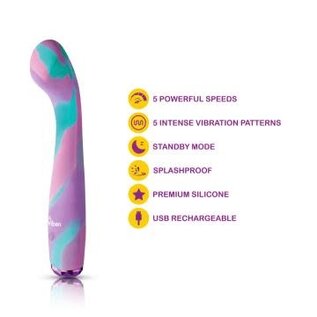 VIBEN VIBEN G-SPOT MASSAGER DEVOTION TIE-DYE