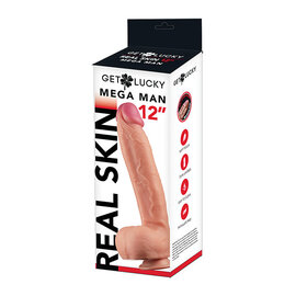 GET LUCKY DUAL LAYER DILDO 12"