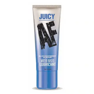 LITTLE GENIE AF JUICY BLUE RASPBERRY FLAVORED LUBRICANT 4 OZ