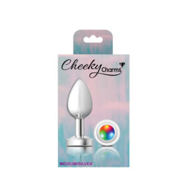 VIBEN ANAL PLUG CHEEKY CHARMS LIGHT-UP MED
