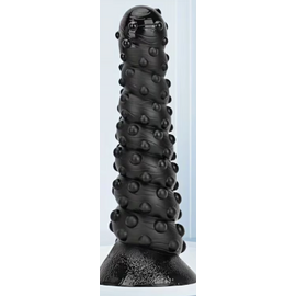 "O" HEAVENS "OH" BUMPY DILDO BLACK