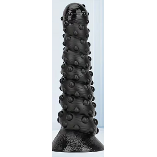 "O" HEAVENS "OH" BUMPY DILDO BLACK