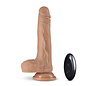 BLUSH DR SKIN DR GREY THRUSTING DILDO WITH REMOTE 7"