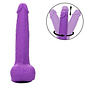 CALEX GYRATING & THRUSTING DILDO 7" PURPLE