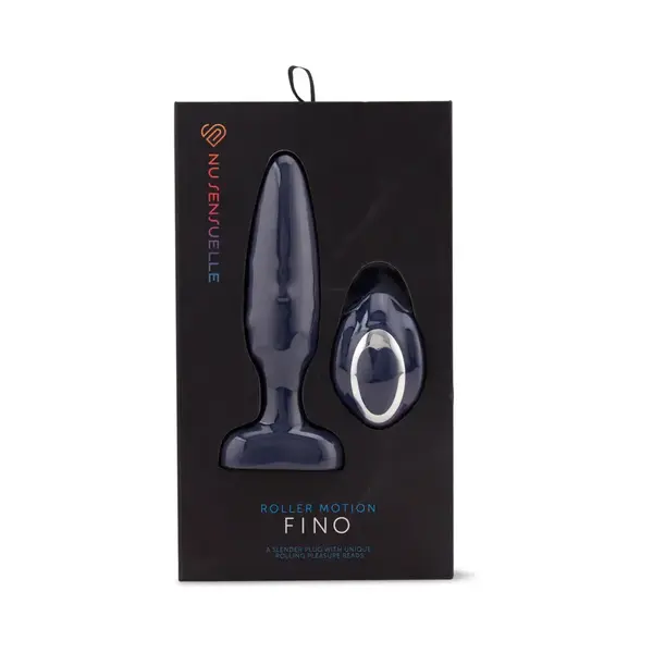 NU SENSUELLE ANAL PLUG FINO ROLLER MOTION & REMOTE
