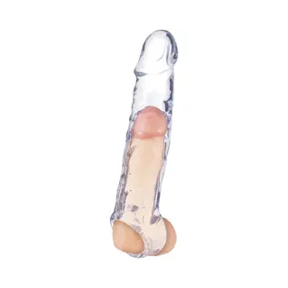NASS TOYS ENHANCEMENT SLEEVE MAGIC PENIS 6.5" CLEAR