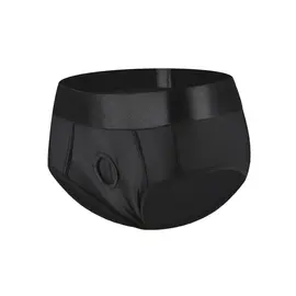 "O" HEAVENS HARNESS BRIEF BLACK