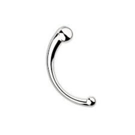 DOUBLE ENDED G SPOT P SPOT WAND STAINLESS SMALL