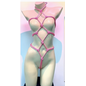 "O" HEAVENS BODYSUIT HOLLOW OUT ROPE BOUND