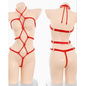 "O" HEAVENS BODYSUIT HOLLOW OUT ROPE BOUND