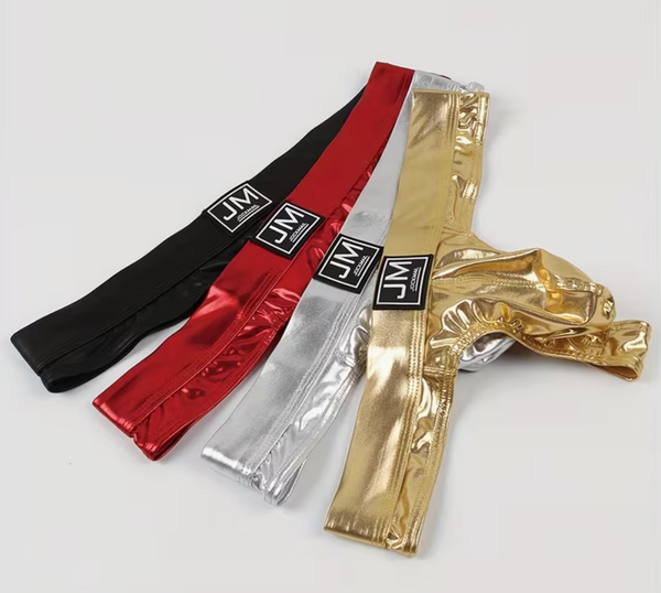 "O" HEAVENS MENS THONG METALLIC VARIOUS EXTRA LARGE