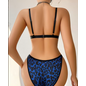"O" HEAVENS BRA & PANTY LEOPARD PRINT LG