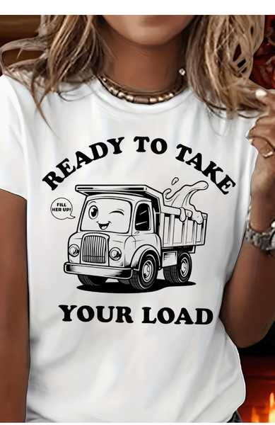 "O" HEAVENS T-SHIRT READY TO TAKE LOAD