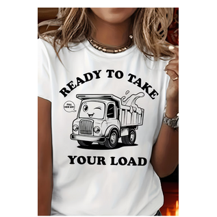 "O" HEAVENS T-SHIRT READY TO TAKE LOAD