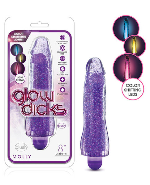VIBE DILDO GLOW IN THE DARK DICKS