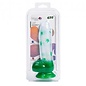 MAIA LEIF 420 POT LEAF PRINT DILDO SILICONE  7"