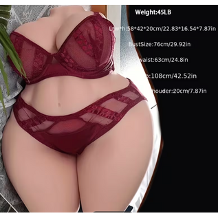 "O" HEAVENS TORSO DOLL THICK #42 LIGHT 45 LBS