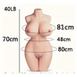 "O" HEAVENS TORSO DOLL BUBBLE BUTT #43 LIGHT 40 LBS