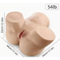 "O" HEAVENS TORSO DOLL BUBBLE BUTT #44 LIGHT 54 LBS