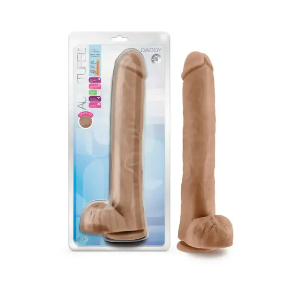 BLUSH DILDO AU NATUREL DADDY 14" TAN