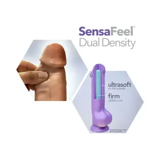 BLUSH DILDO/BALLS AU NATUREL SENSA FEEL DADDY 14"