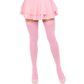 LEG AVENUE THIGH HIGH LEG AVE OPAQUE ONE SIZE PINK