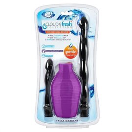 CLOUD 9 NOVELTIES ENEMA DOUCHE CLOUD 9 FRESH DELUXE 10.8 OZ EZ BULB W/ SOFT NOZZLE