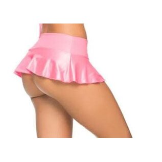 MAPALE WET RUFFLED SKIRT PINK SMALL/MEDIUM