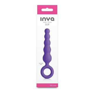 NS NOVELTIES PLUG BEADED INYA SLIP FINGER RING PURPLE