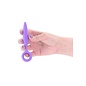 NS NOVELTIES PLUG TAPERED INYA SLIDE FINGER RING PURPLE