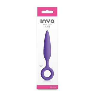 NS NOVELTIES PLUG TAPERED INYA SLIDE FINGER RING PURPLE