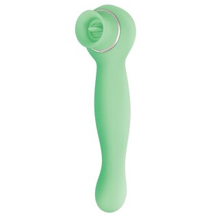 NASSTOYS BLAZE CLIT STIM LUSCIOUS LICKING DUAL ENDED GREEN