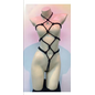 "O" HEAVENS BODYSUIT HOLLOW OUT ROPE BOUND
