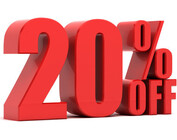 20% OFF SALE