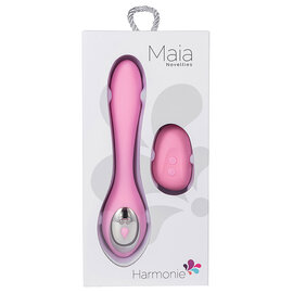 MAIA COUPLES VIBE MAIA HARMONIE REMOTE CONTROL BENDABLE PINK