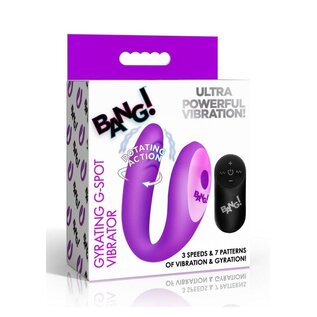 BANG! G-SPOT VIBE ROTATING W/REMOTE PURPLE
