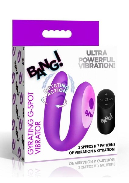 BANG! G SPOT VIBE GYRATING ROTATING & REMOTE