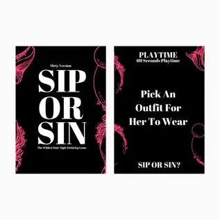 CARD GAME SIP OR SIN NAUGHTY DATE NIGHT