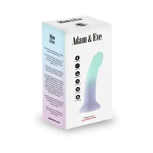 ADAM & EVE DILDO A&E CURVE OMBRE 6"