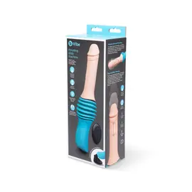 B VIBE THRUSTING DILDO WITH REMOTE