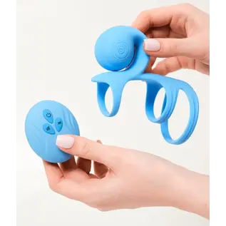 SNAIL VIBE VIBE SNAIL JOVI ARC COUPLES RING/REMOTE BLUE