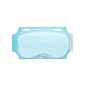 SHOTS OUCH BLINDFOLD FLUFFY POWDER BLUE