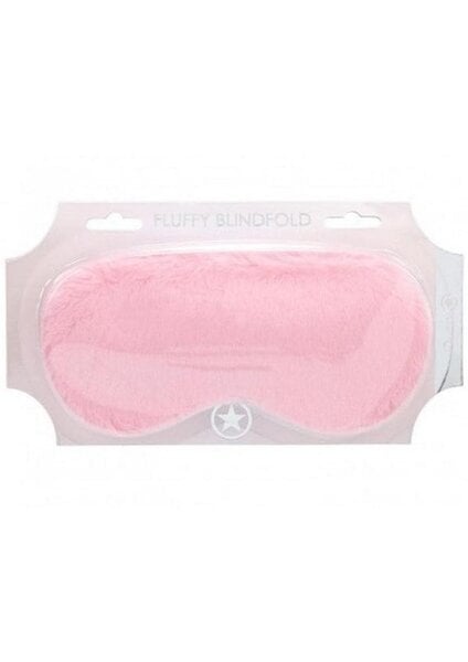 SHOTS OUCH BLINDFOLD FLUFFY POWDER PINK