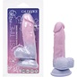 CALEX DILDO FIRST TIME SILICONE 4" OMBRE PURPLE