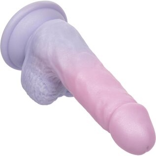 CALEX DILDO FIRST TIME SILICONE 4" OMBRE PURPLE